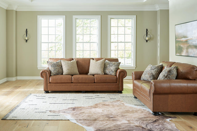 Ashley Carianna - Caramel - 2 Pc. - Sofa, Loveseat