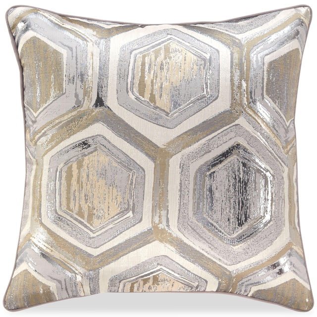 Ashley Meiling Pillow (4/CS) - Metallic