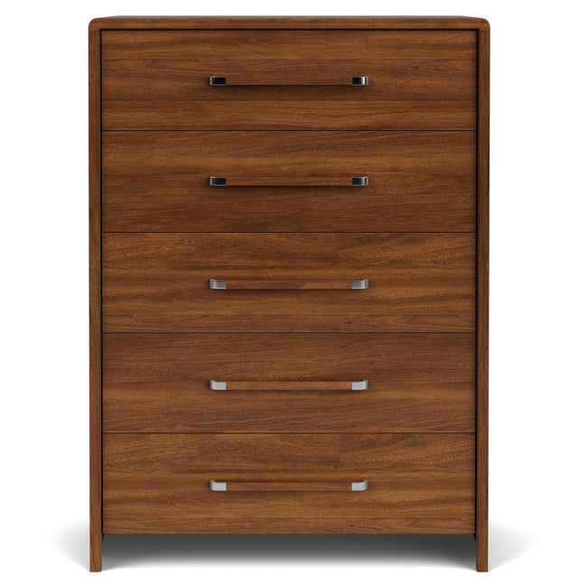 Riverside Furniture Elsie - Five Drawer Chest - Dark Brown