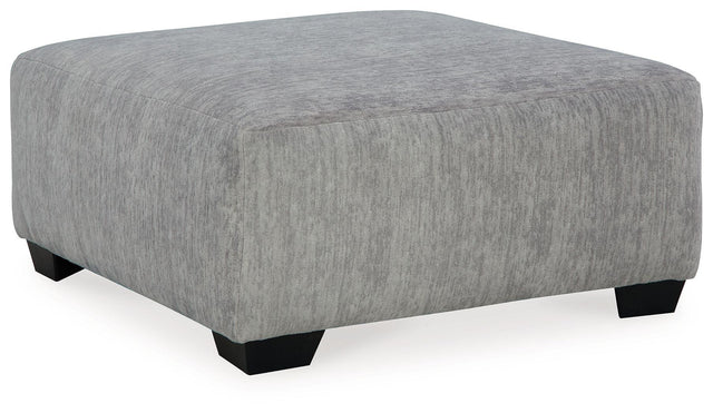 Ashley Pembrey Oversized Accent Ottoman - Pewter