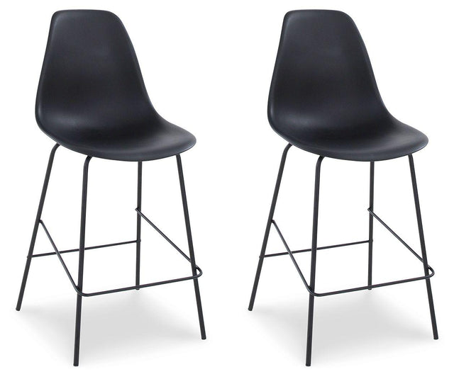 Ashley Forestead Barstool (2/CN) - Black