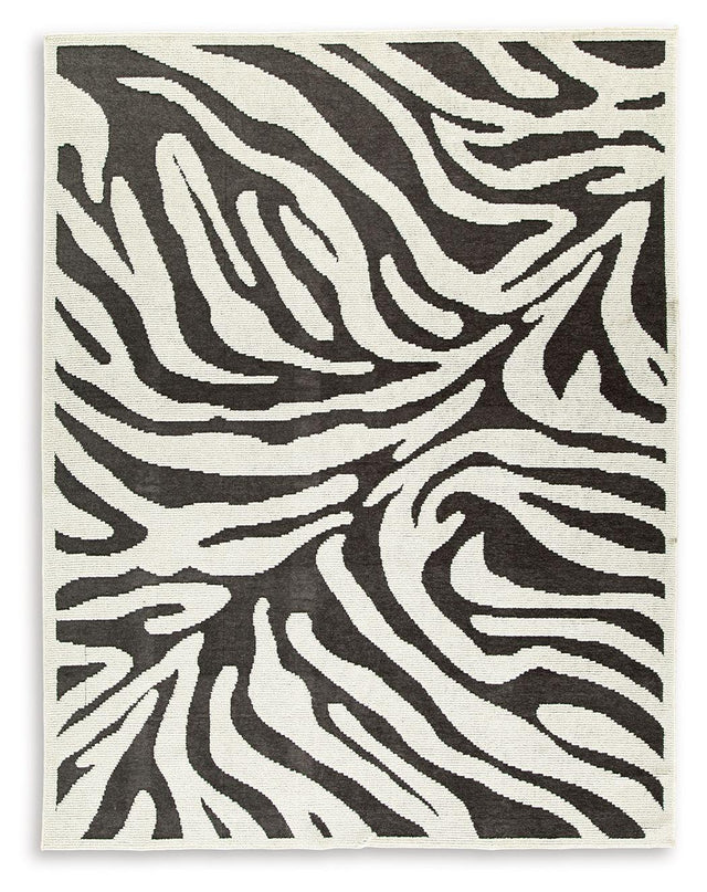 Ashley Thomwith Large Rug - Black/Ivory