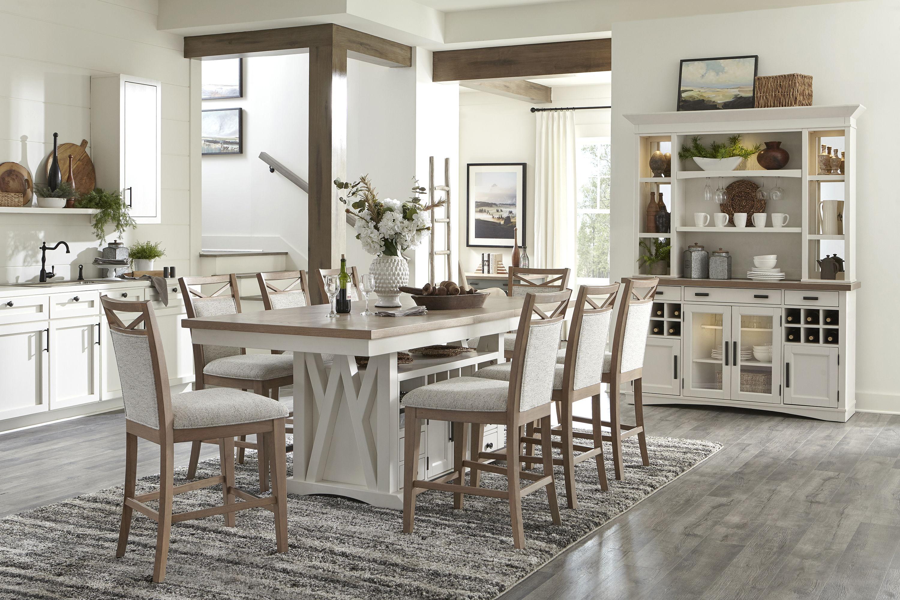 Parker House Americana Modern Dining Island Counter Height Table C Big Barn Home Center