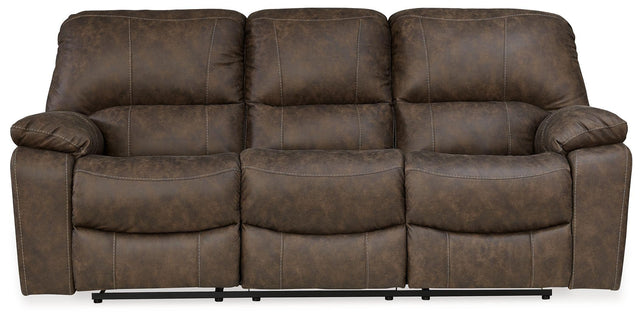 Ashley Kilmartin Reclining Sofa - Chocolate