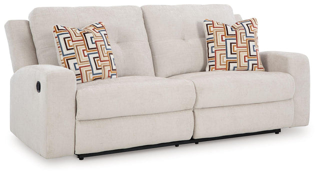 Ashley Danum 2 Seat Reclining Sofa - Stone