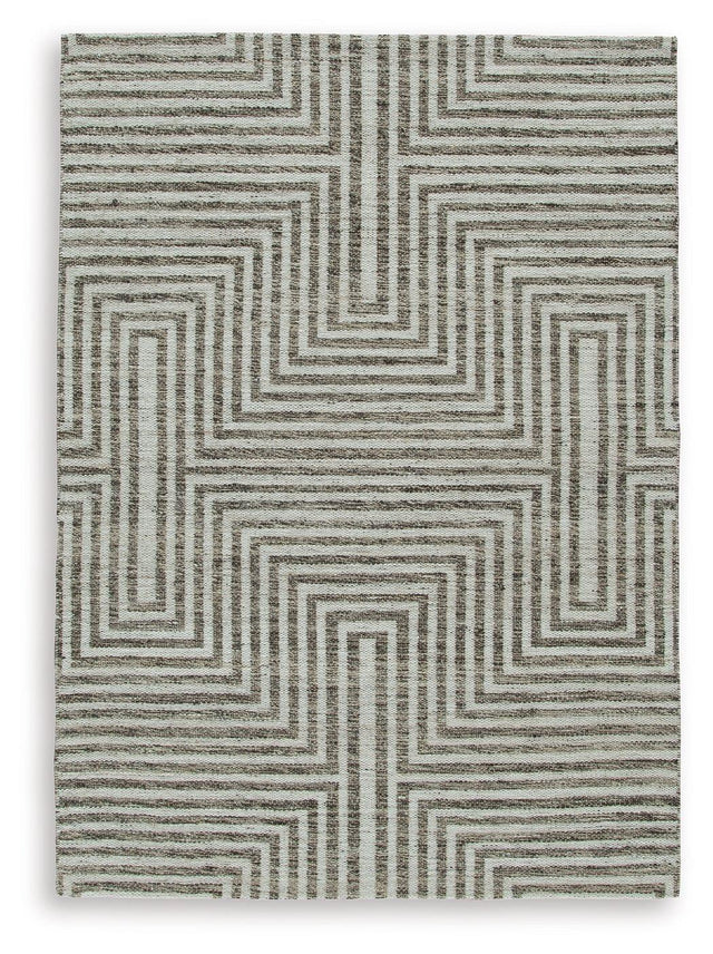 Ashley Jossen Medium Rug - Ivory/Gray