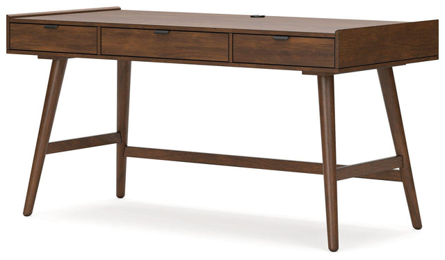 Ashley Lyncott Home Office Desk - Brown