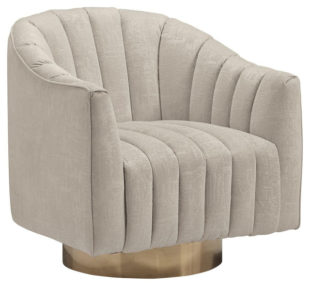 Ashley Penzlin Swivel Accent Chair - Pearl