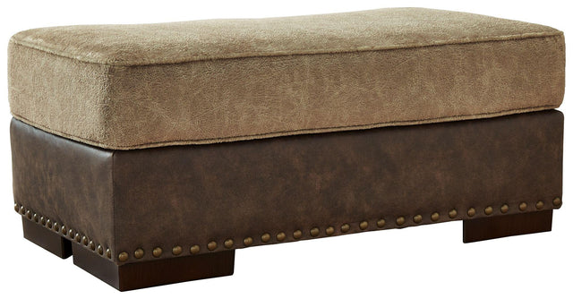 Ashley Alesbury Ottoman - Chocolate