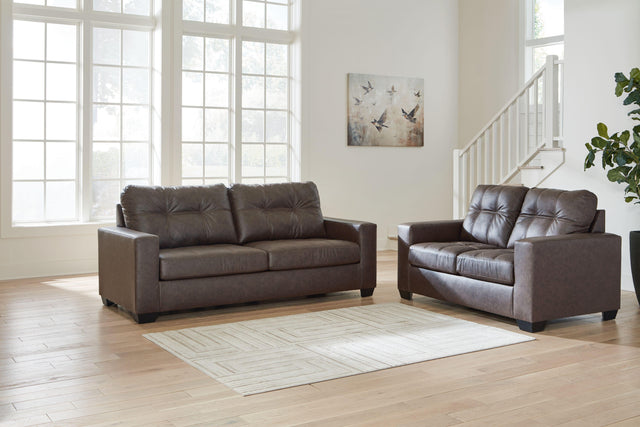 Ashley Barlin Mills - Umber - 2 Pc. - Sofa, Loveseat