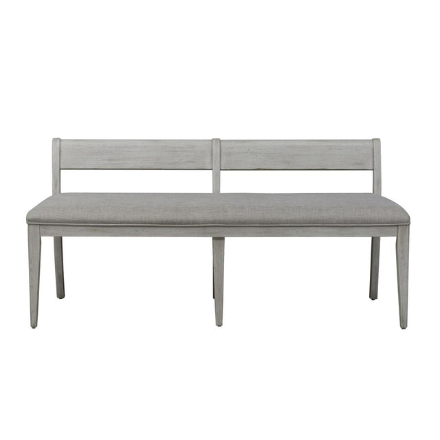 Liberty Farmhouse Reimagined Uph Bench (RTA) - White