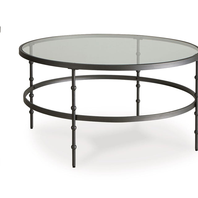 Ashley Kellyco Occasional Table Set (3/CN) - Gunmetal