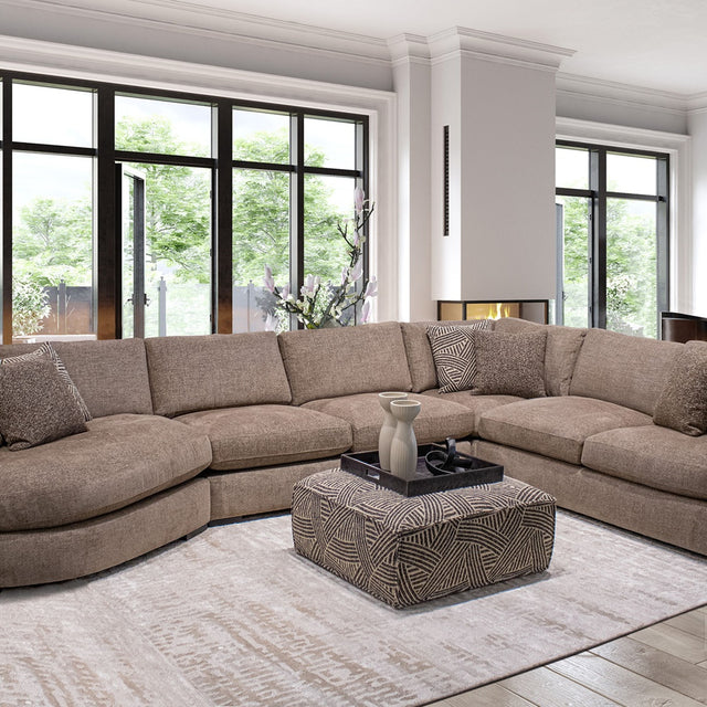 Parker House The Bump - 4 Piece Modular Sectional - Alistair Fossil