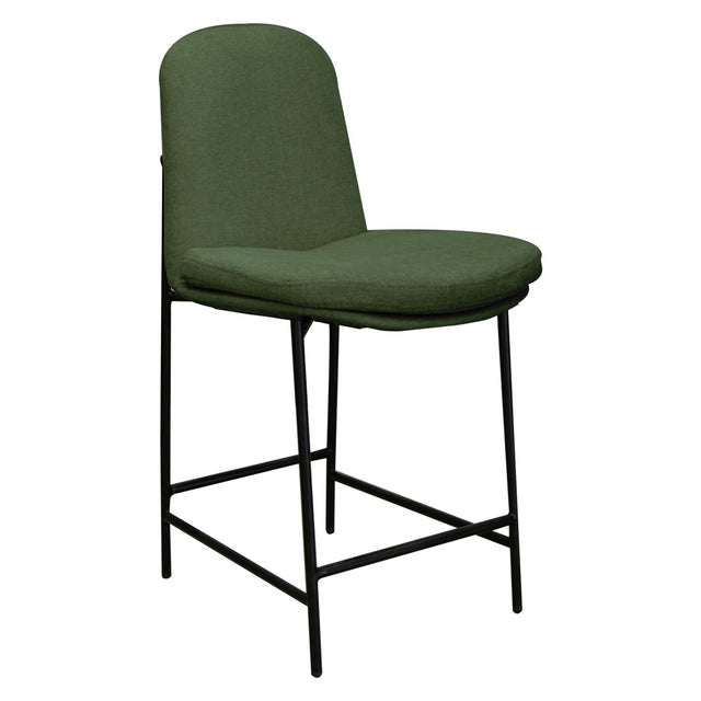 International Furniture Direct America - Metal Bar Stool - Olive