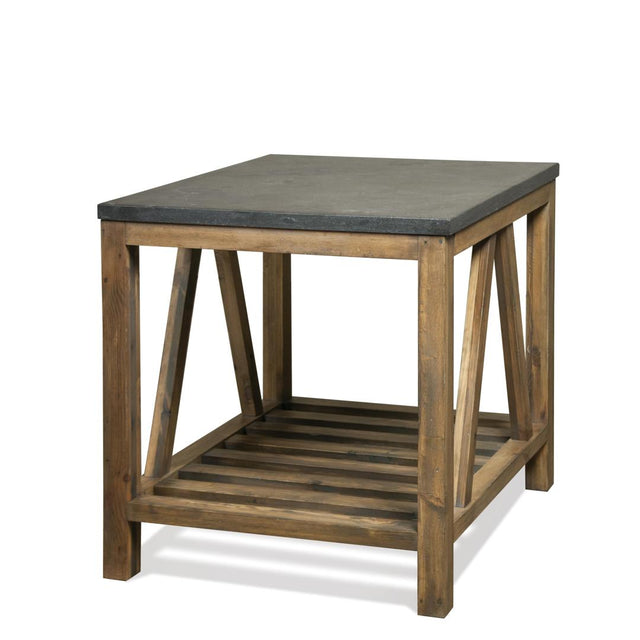 Riverside Furniture Weatherford - Rectangle End Table - Reclaimed Natural Pine