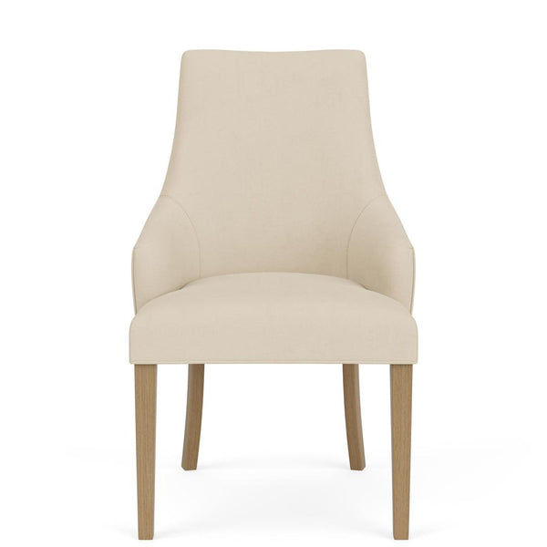 Riverside Furniture Davie Beige/Pale Oak Upholstered Side Chair