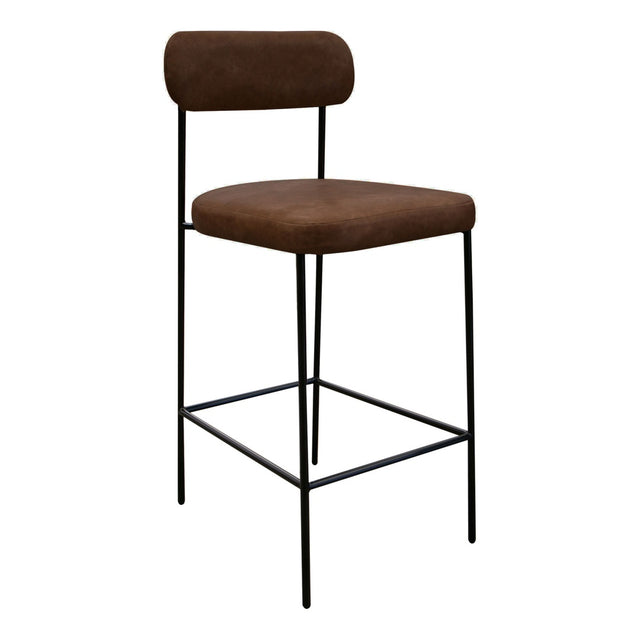 International Furniture Direct Salamanca - Bar Stool - Hickory / Black