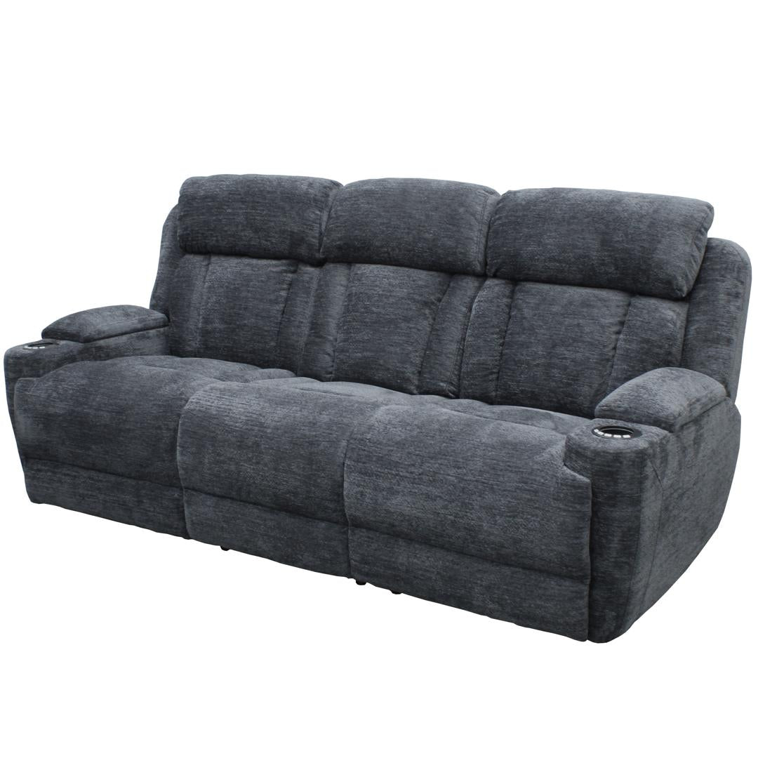 Parker House Dalton - Power Drop Down Console Sofa - Lucky Charcoal – Big  Barn Home Center