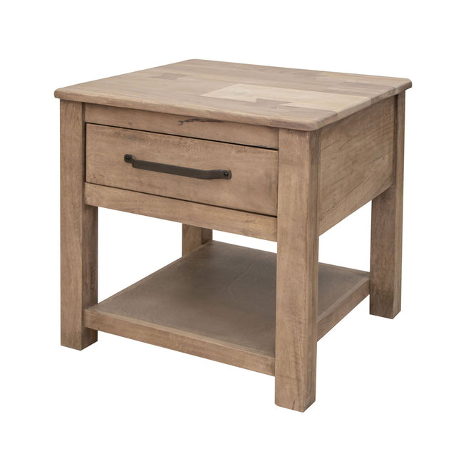 International Furniture Direct Natural Parota - End Table