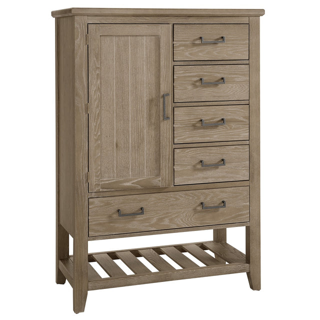 Vaughan-Bassett Passageways - 5-Drawers Door Chest - Deep Sand