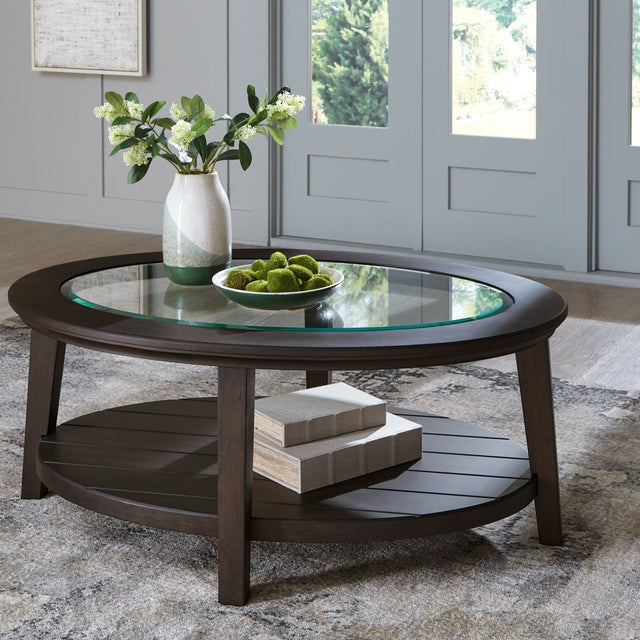 Ashley Celamar Oval Cocktail Table