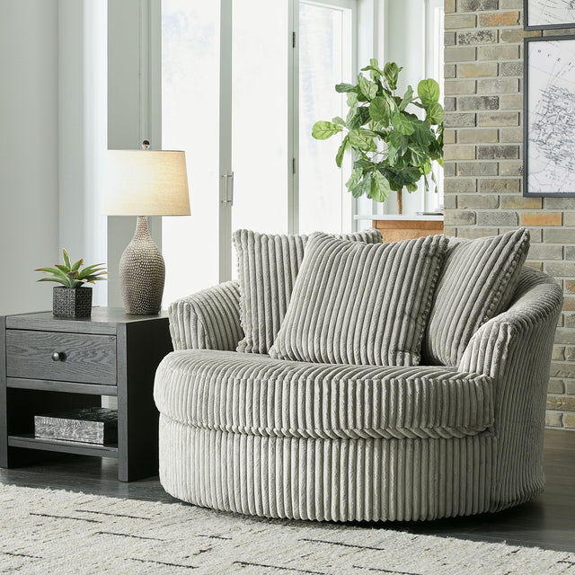 Ashley Lindyn Oversized Swivel Accent Chair