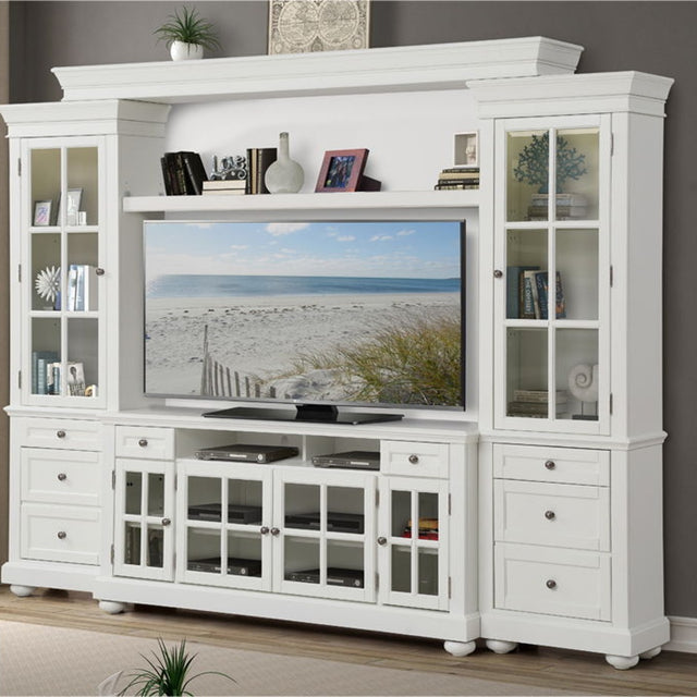 Parker House Cape Cod - Entertainment Wall - Vintage White