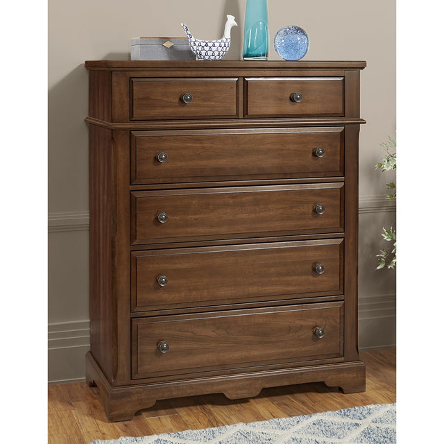 Vaughan-Bassett Heritage - 5-Drawers Chest - Amish Cherry