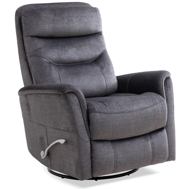 Parker House Gemini - Manual Swivel Glider Recliner - Capri Charcoal