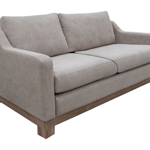 International Furniture Direct Samba - Modern Loveseat - Almond Gray