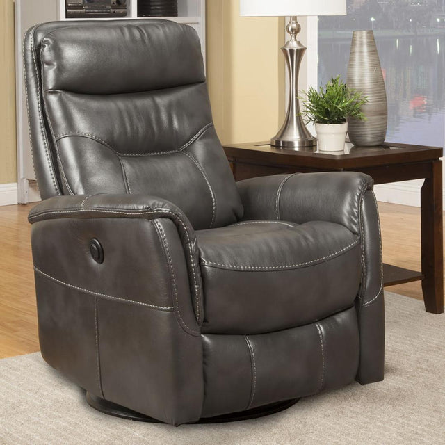 Parker House Gemini - Power Swivel Glider Recliner - Flint