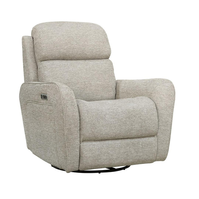 Parker House Quest - Powered by FreeMotion Swivel Glider Cordless Recliner - Upgrade Muslin