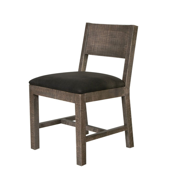 International Furniture Direct Blacksmith - Chair - Truffle Brown / Oil Black