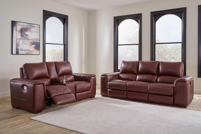 Ashley Alessandro - Garnet - 2 Pc. - Power Reclining Sofa, Loveseat