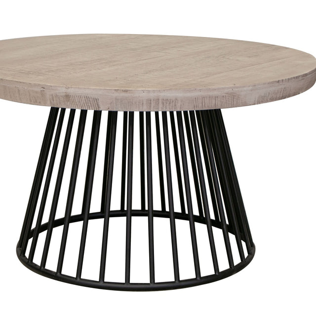 International Furniture Direct Cosalá - Cocktail Table - Off White And Black