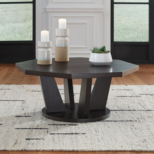 Ashley Chasinfield Octagon Cocktail Table