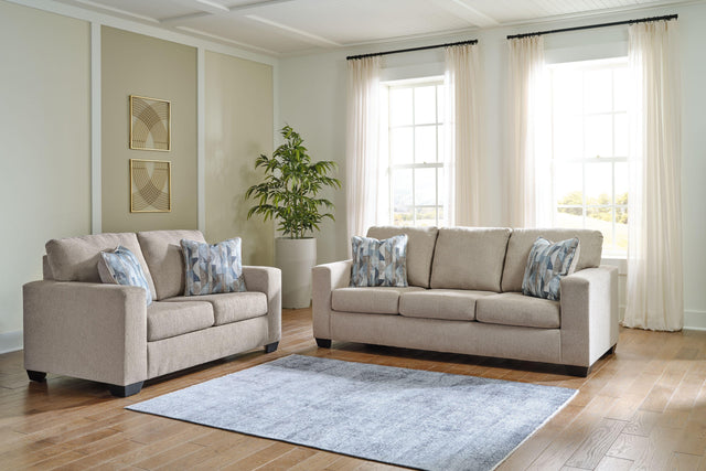 Ashley Deltona - Parchment - 2 Pc. - Sofa, Loveseat