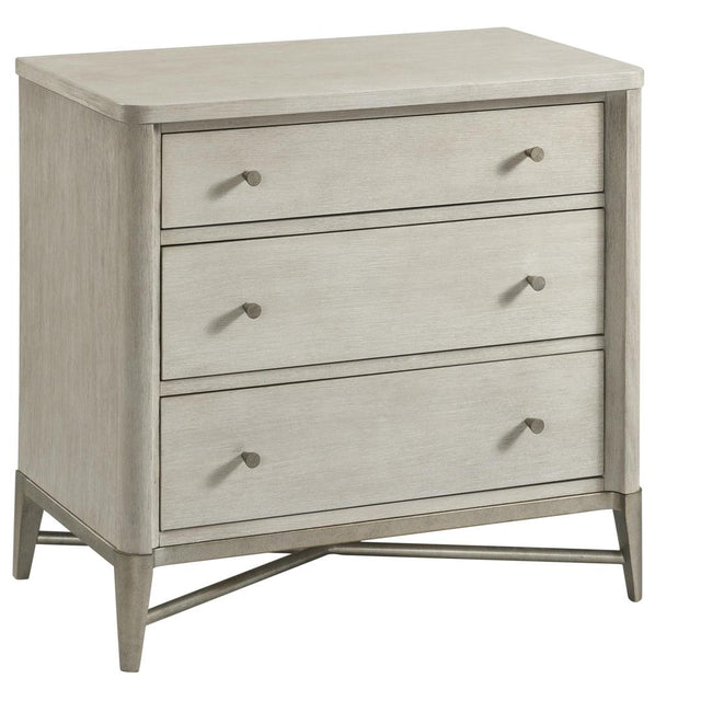 Riverside Furniture Maisie - Three Drawer Nightstand - Beige