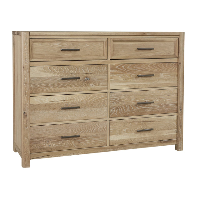 Vaughan-Bassett Crafted Oak - Dresser 8 Drawers - Light Brown