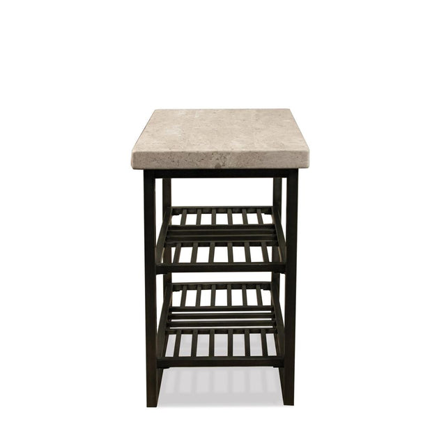 Riverside Furniture Capri - Chairside Table - Alabaster Travertine