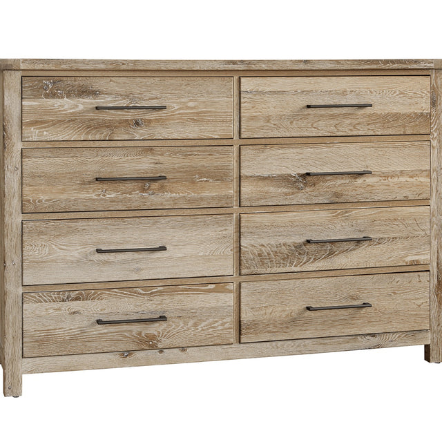 Vaughan-Bassett Dovetail - 8-Drawer Dresser - Sun Bleached White