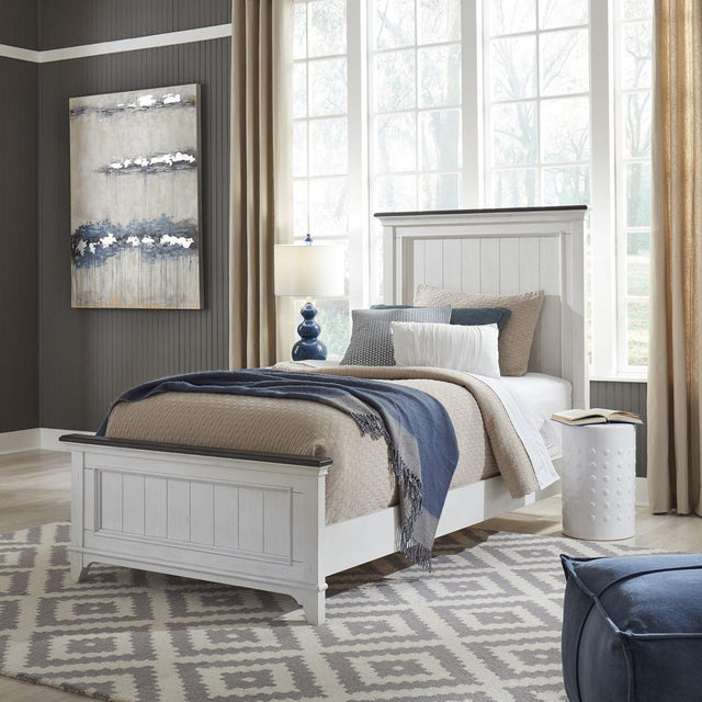 Liberty Furniture Allyson Park - Twin Panel Bed - White