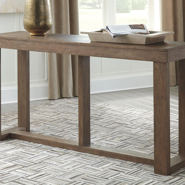 Ashley Cariton Sofa Table - Gray