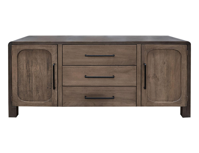 International Furniture Direct Tamesis - Console - Chocolate Brown