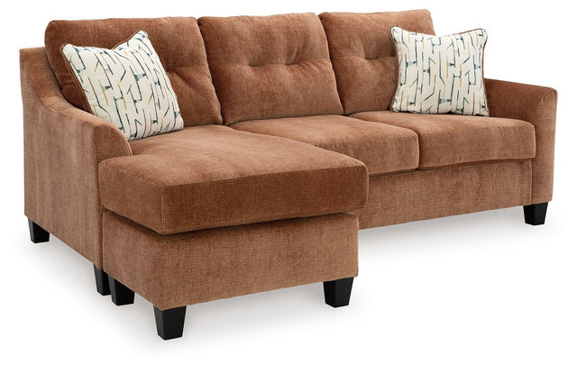 Ashley Amity Bay Sofa Chaise Queen Sleeper - Clay