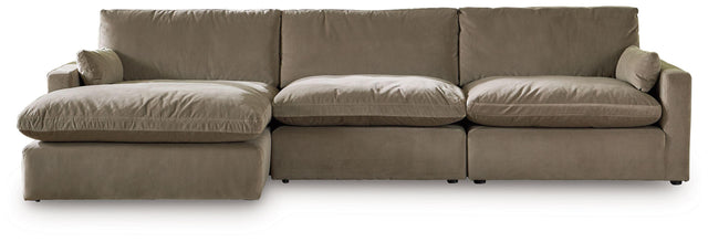 Ashley Sophie - Cocoa - 3-Piece Sectional Sofa With Laf Corner Chaise