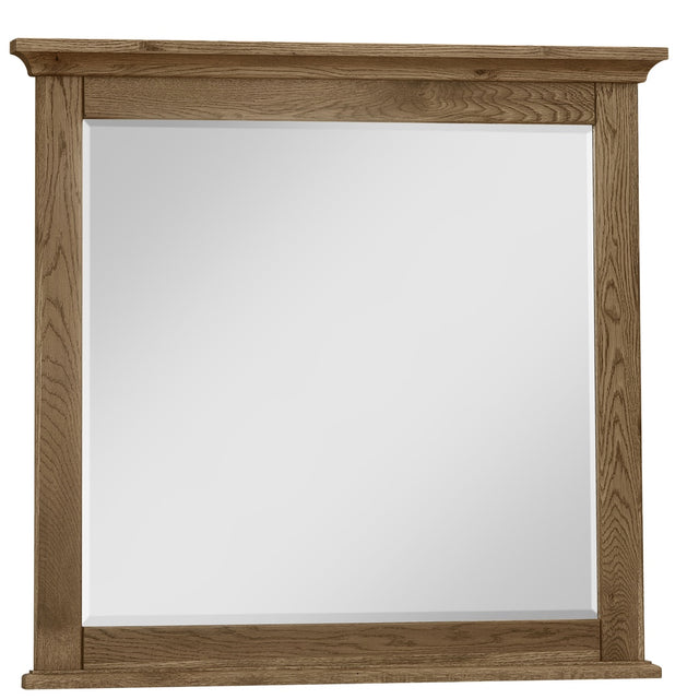 Vaughan-Bassett Yosemite - Landscape Mirror - Beveled Glass - Light Brown