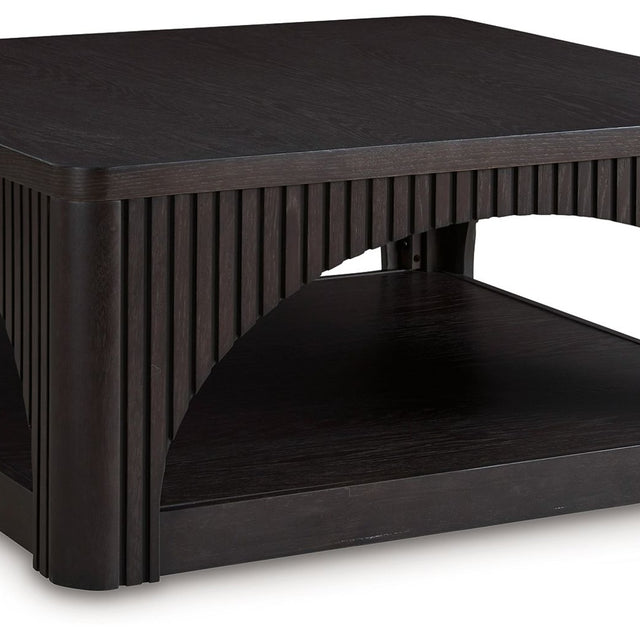 Ashley Yellink Square Cocktail Table - Black