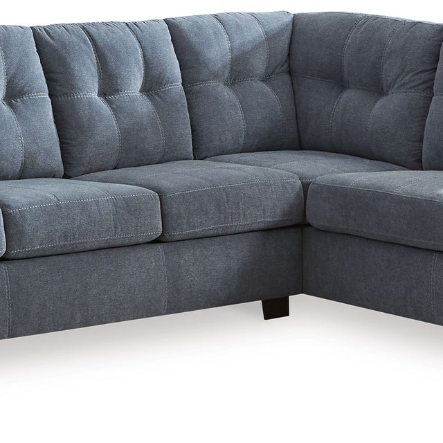 Ashley Marleton - Denim - 2-Piece Sectional With Raf Corner Chaise