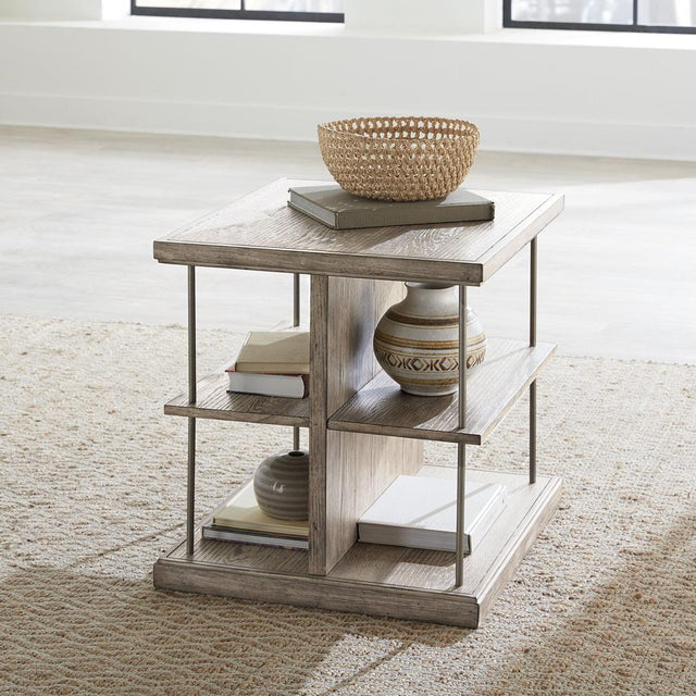 Liberty Furniture City Scape - End Table - Burnished Beige